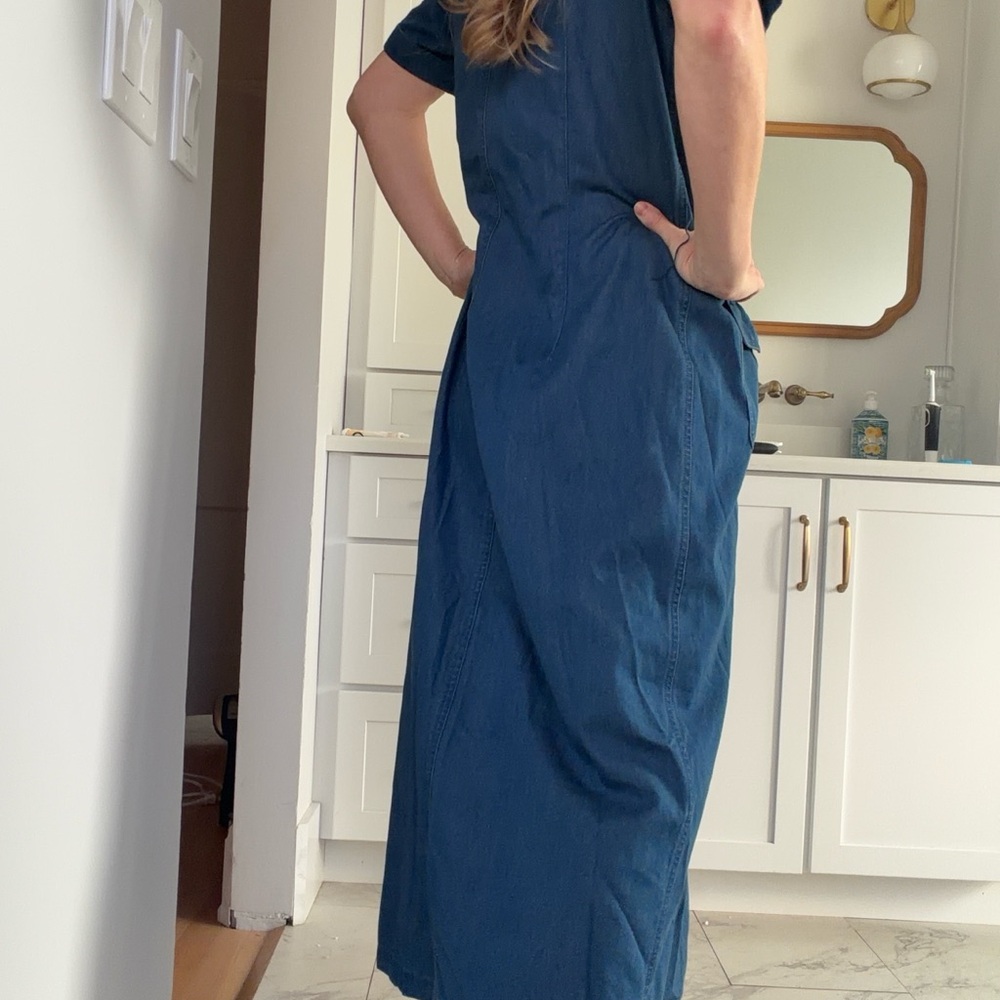 Denim Talbots Maxi button up Dress - Picture 4 of 8